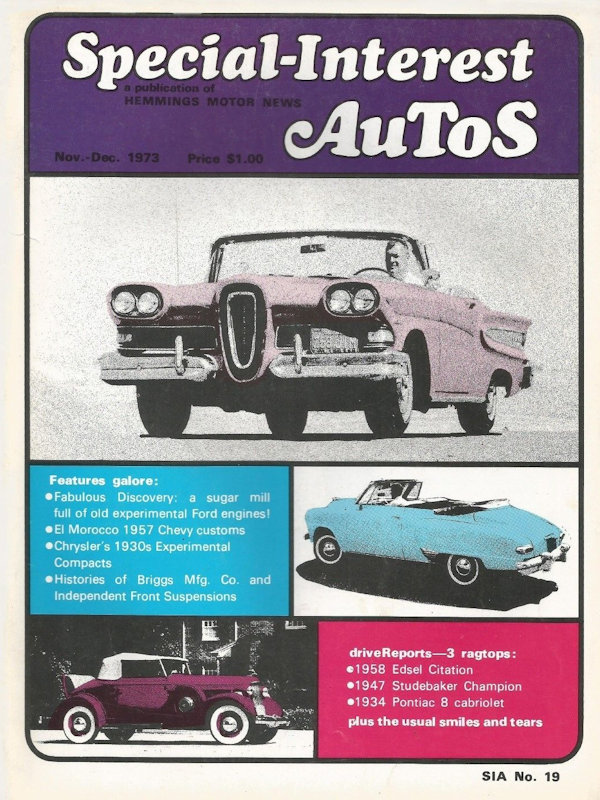 Special Interest Autos Nov Dec November December 1973 