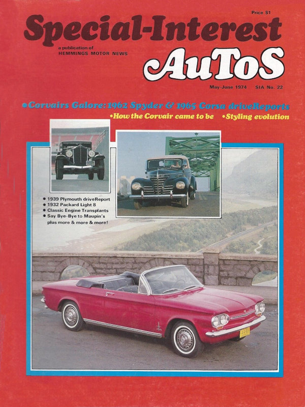 Special Interest Autos May June 1974 
