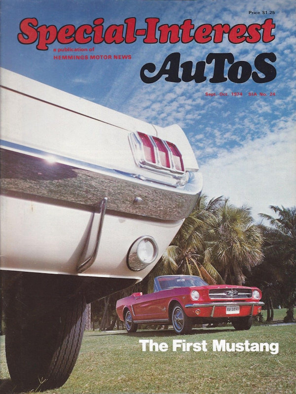 Special Interest Autos Sept Oct September October 1974 