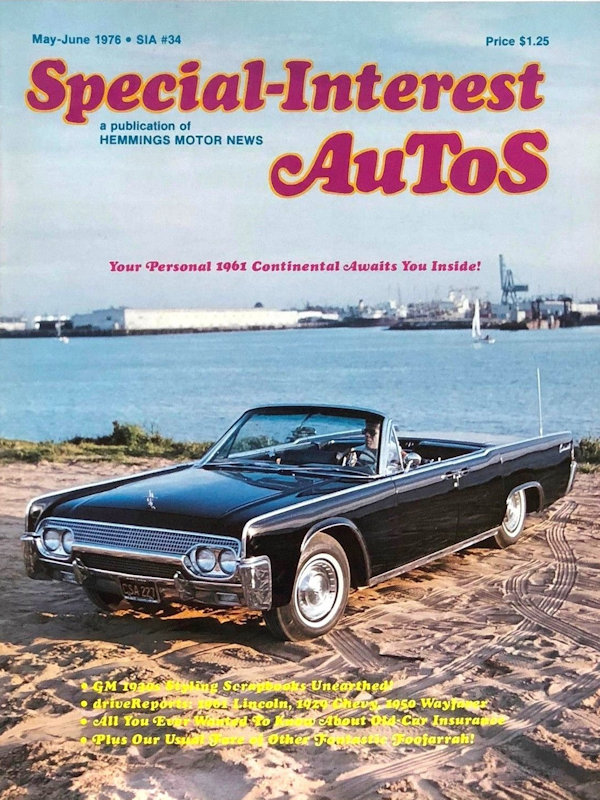Special Interest Autos May June 1976 