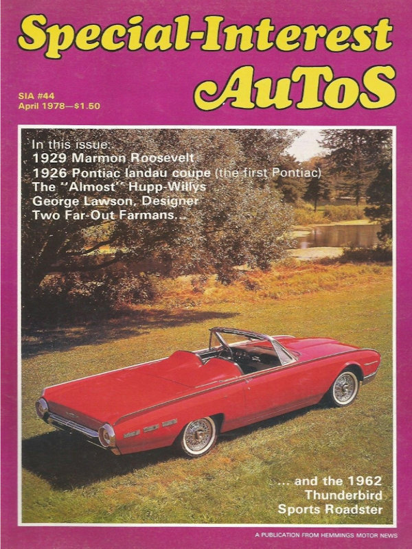 Special Interest Autos Apr April 1978 