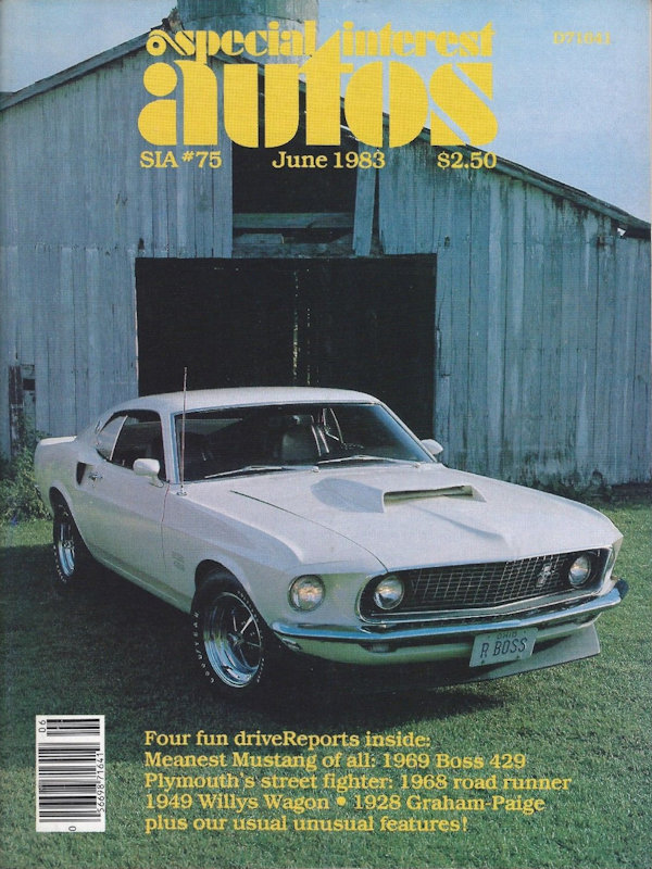 Special Interest Autos June 1983 