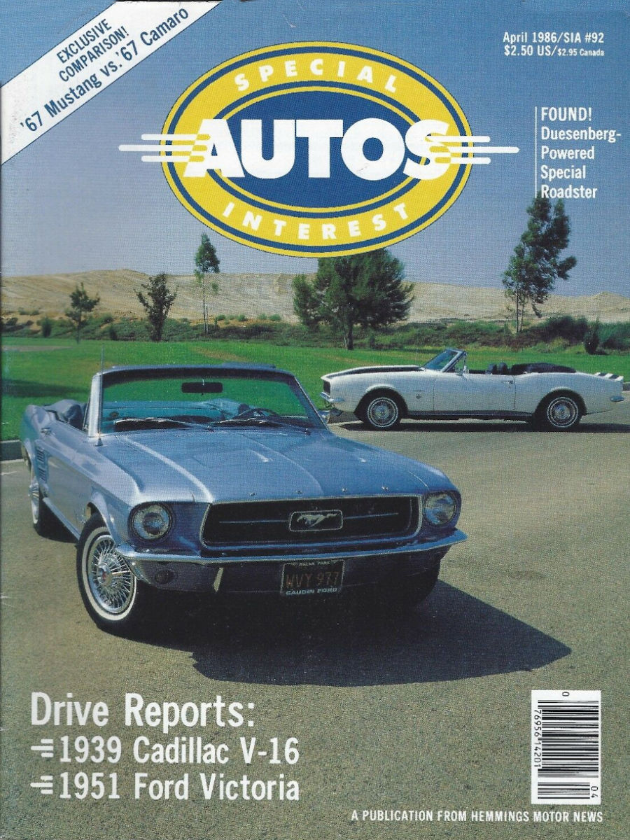 Special Interest Autos Apr April 1986 