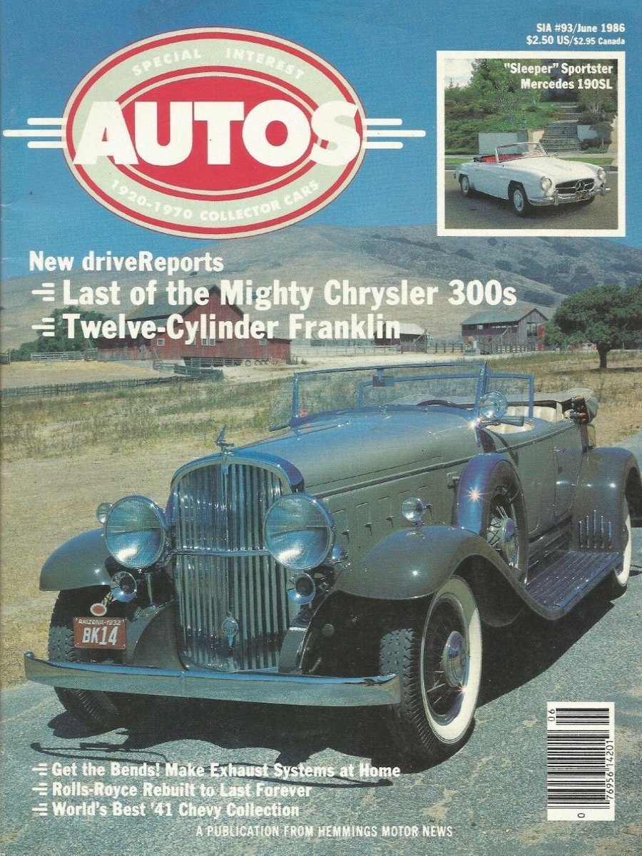 Special Interest Autos June 1986 