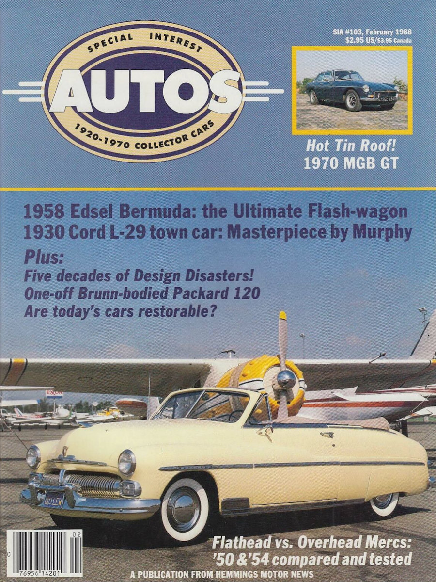 Special Interest Autos Feb February 1988 