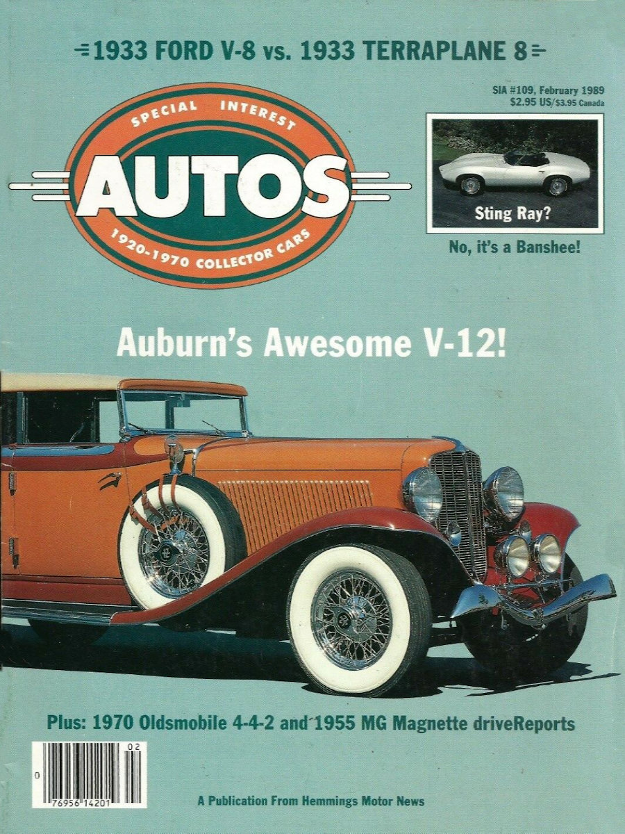 Special Interest Autos Feb February 1989 