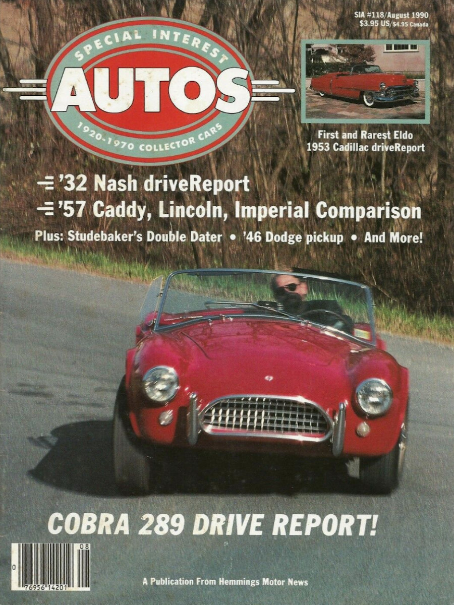 Special Interest Autos Aug August 1990 