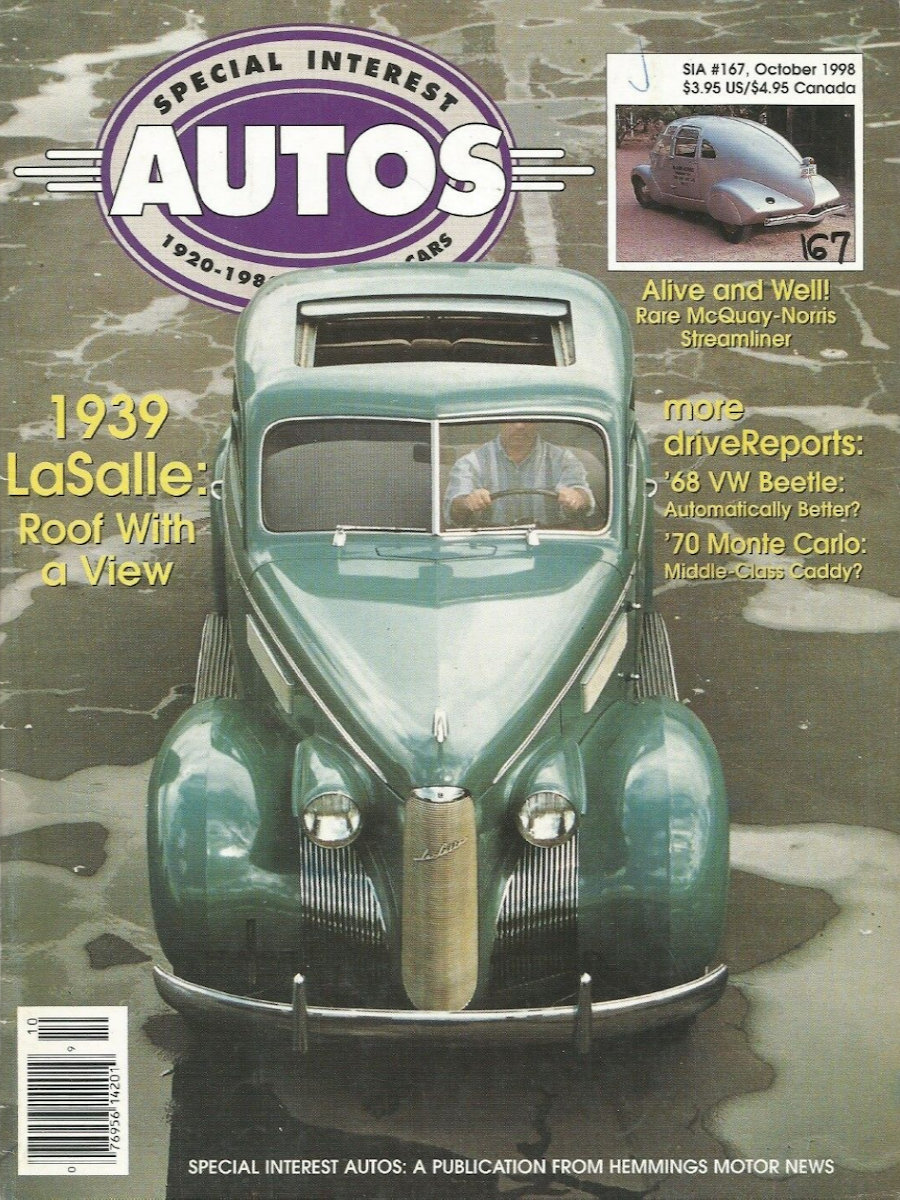 Special Interest Autos Oct October 1998