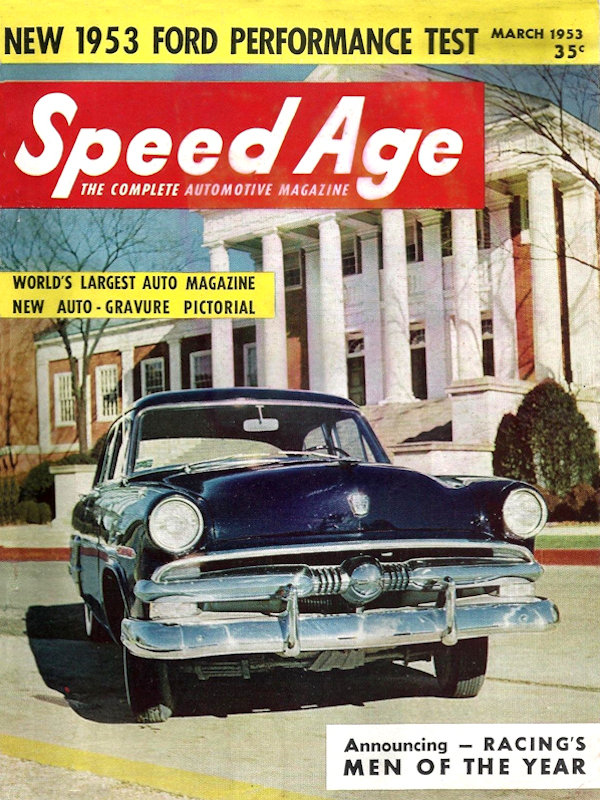 Speed Age Mar March 1953 