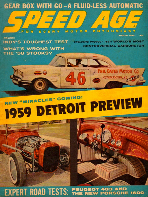 Speed Age Aug August 1958 