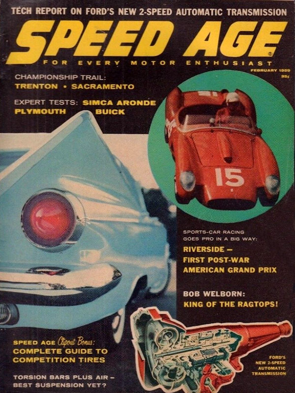 Speed Age Feb February 1959 