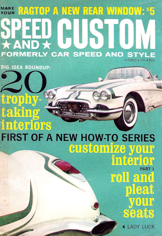 Speed and Custom Aug August 1961 
