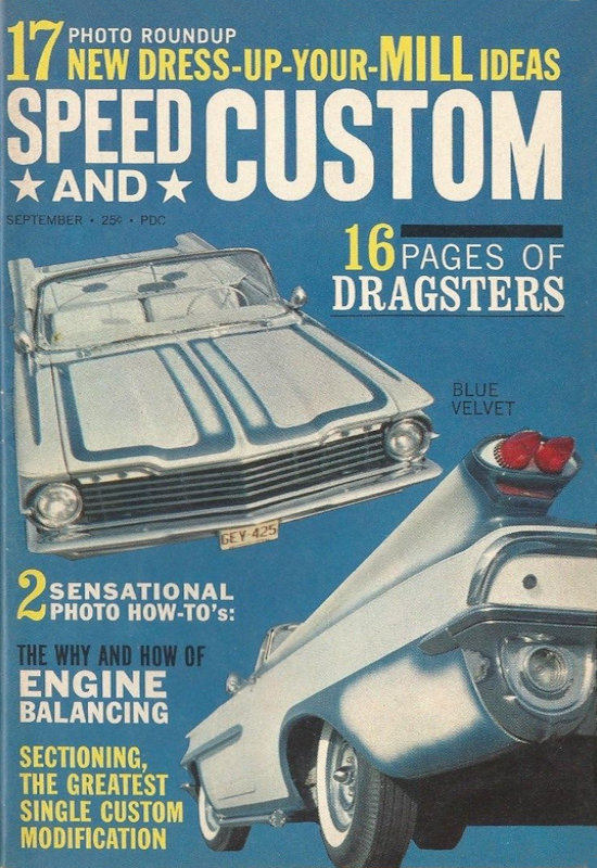 Speed and Custom Sept September 1962