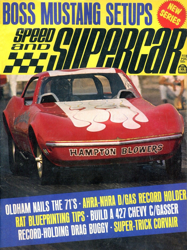 Speed Supercar Feb February 1971 
