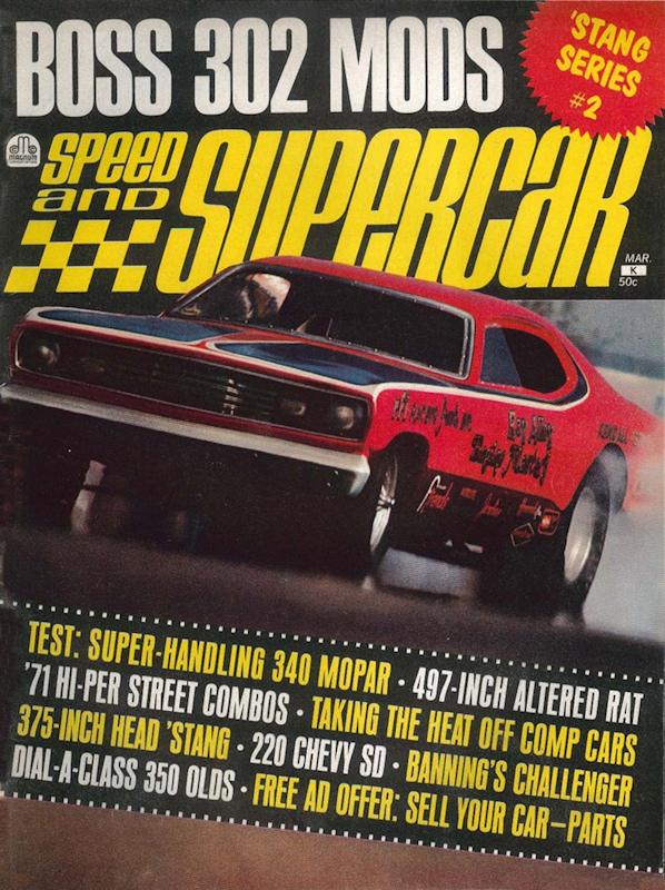 Speed Supercar Mar March 1971 
