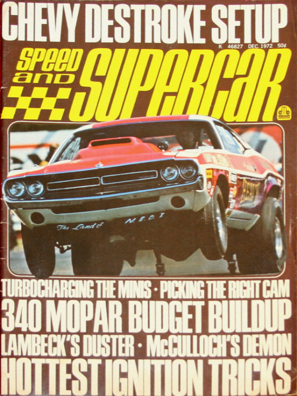 Speed Supercar Dec December 1972 