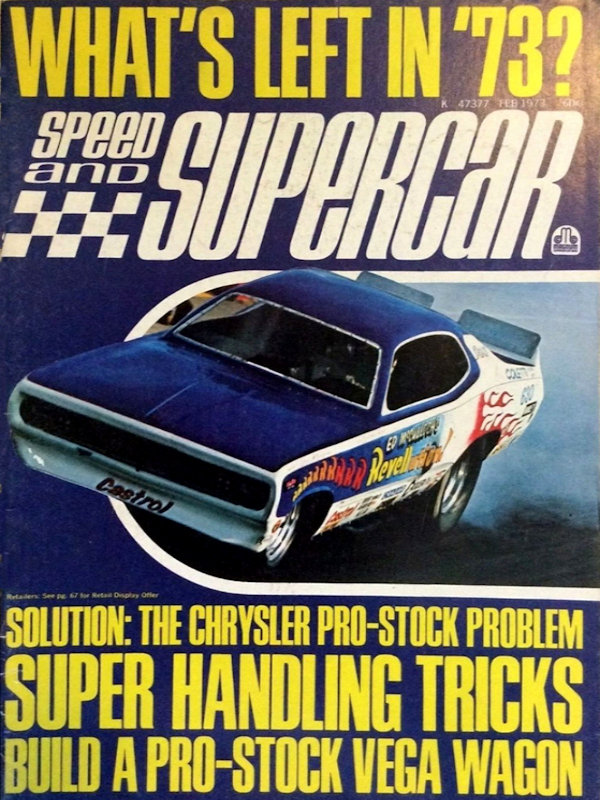 Speed Supercar Feb February 1973 
