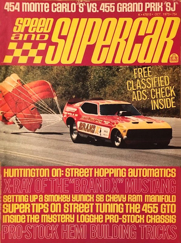 Speed Supercar Oct October 1973 