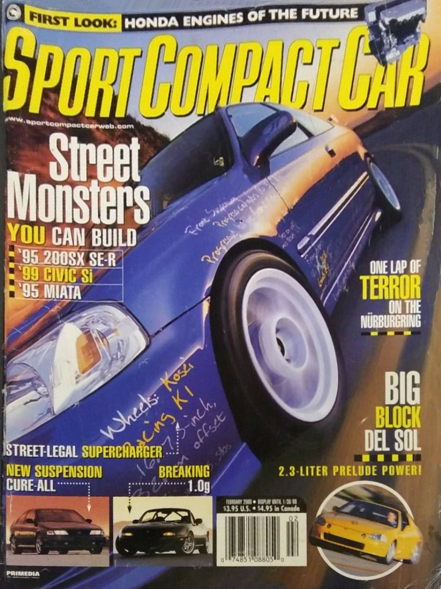 Sport Compact Car Feb February 2000