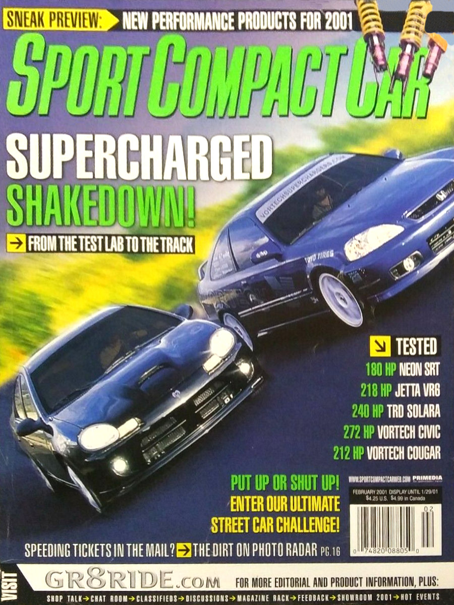 Sport Compact Car Feb February 2001