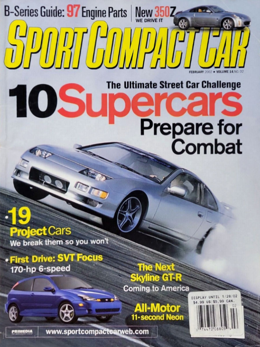 Sport Compact Car Feb February 2002