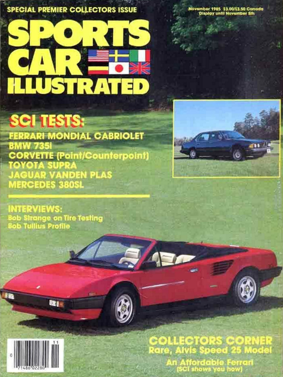 Sports Car Illustrated Nov November 1985 