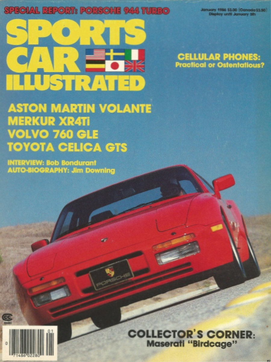 Sports Car Illustrated Jan January 1986 