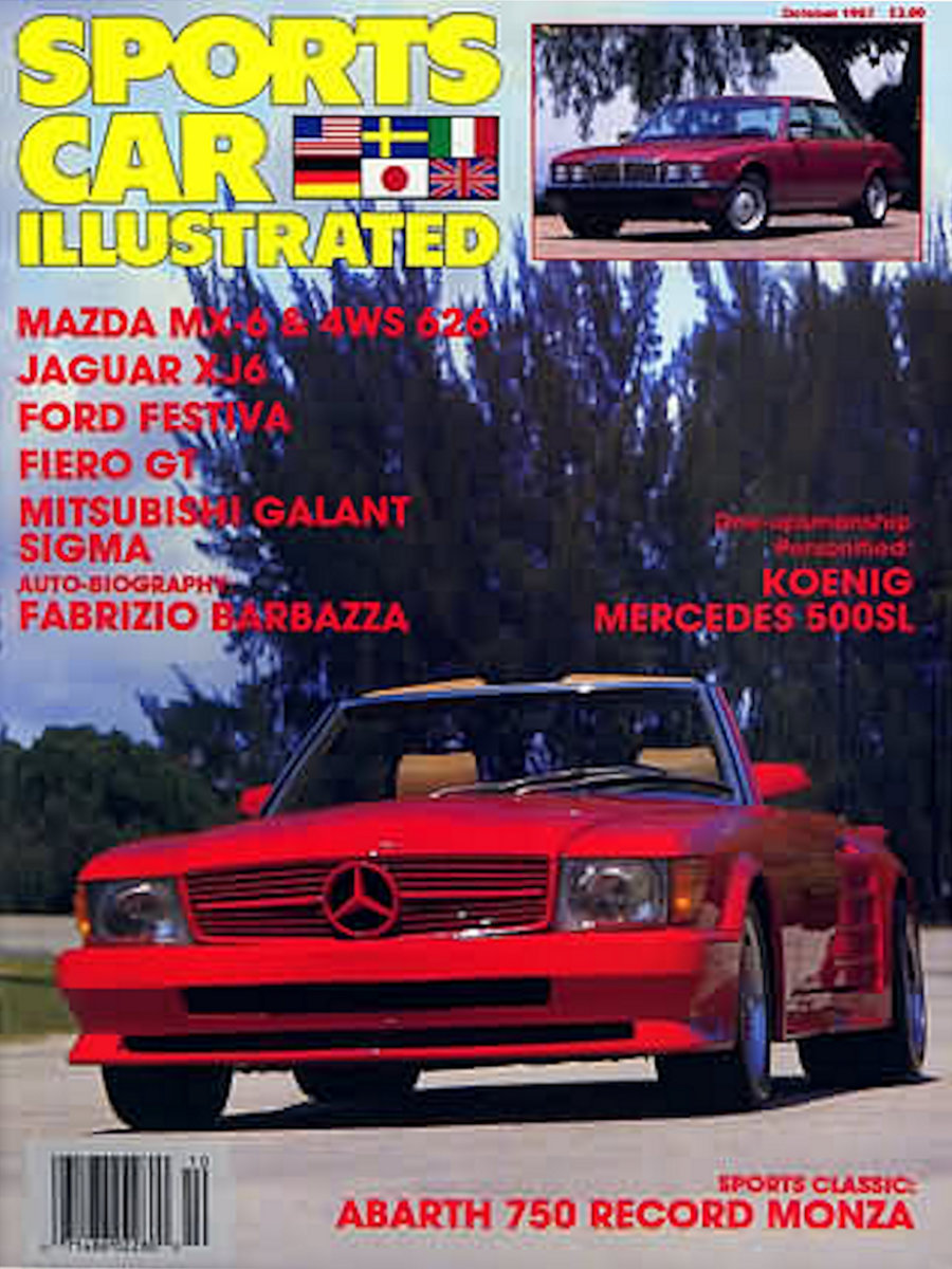Sports Car Illustrated Oct October 1987 
