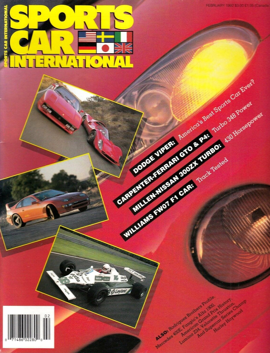 Sports Car International Feb February 1992 