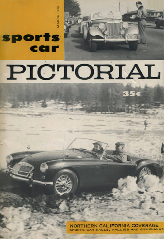 Sports Car Pictorial Mar March 1958 