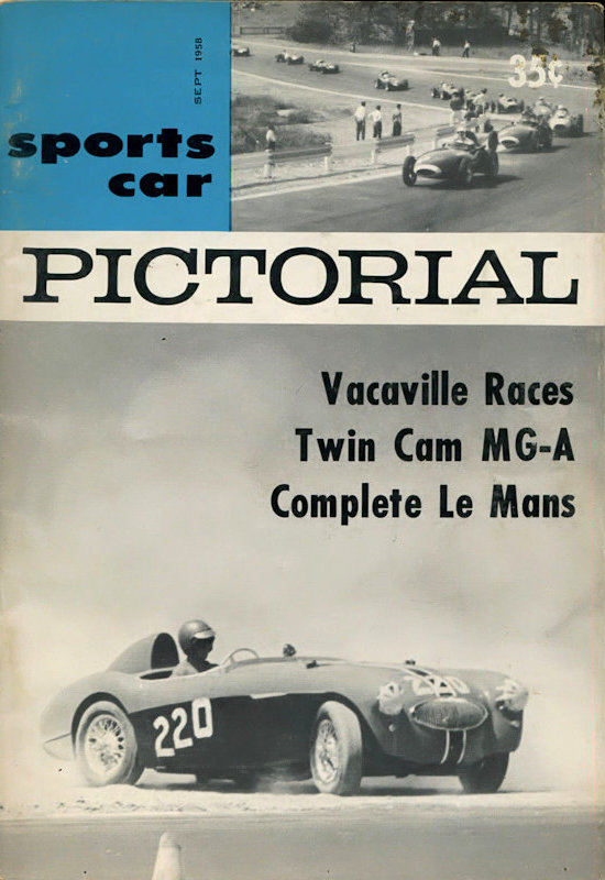 Sports Car Pictorial Sept September 1958 