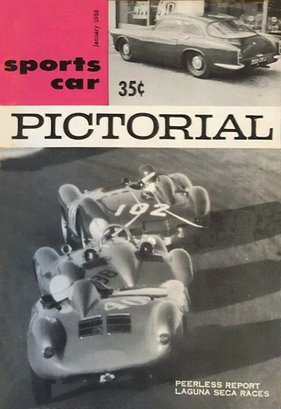 Sports Car Pictorial Jan January 1959 