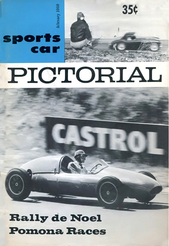 Sports Car Pictorial Feb February 1959 