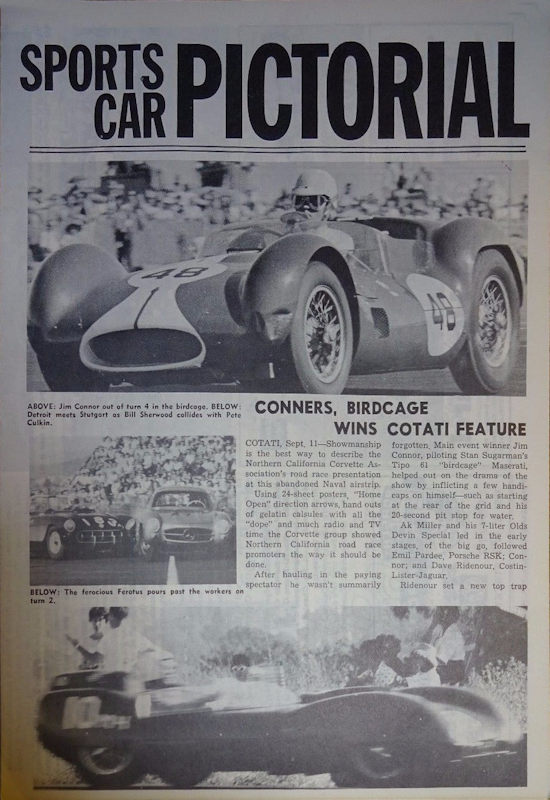 Sports Car Pictorial Nov November 1960 