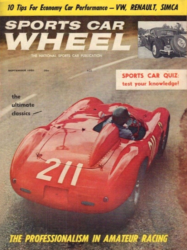 Sports Car Wheel Sept September 1958 
