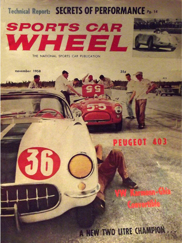 Sports Car Wheel Nov November 1958 