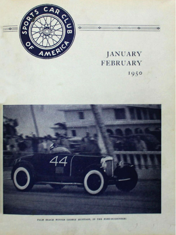 Sports Car Jan January Feb February 1950 