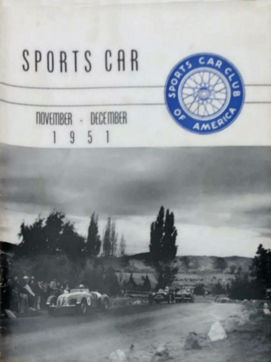 Sports Car Nov November Dec December 1951 
