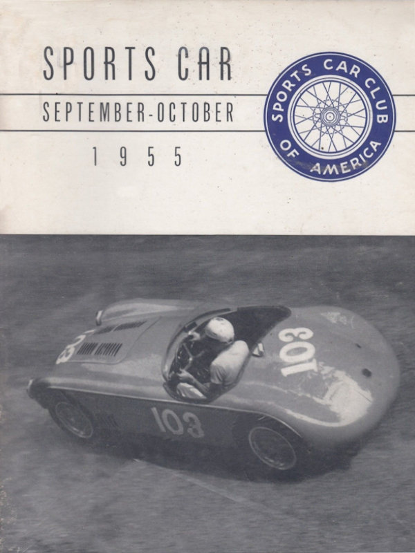 Sports Car Sept September October Oct 1955 