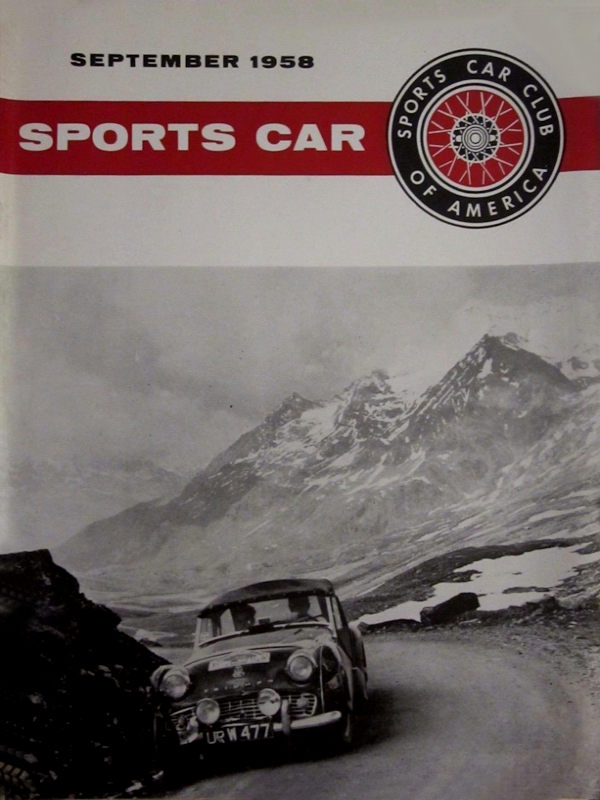 Sports Car Sept September 1958 