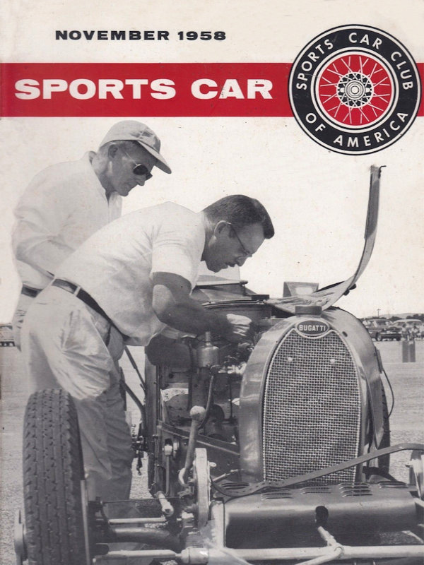 Sports Car Nov November 1958 