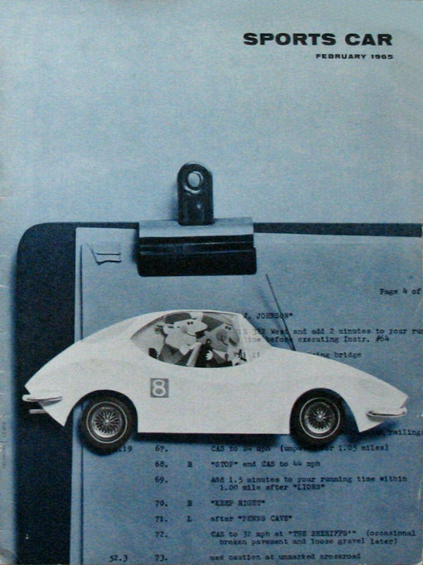 Sports Car Feb February 1965 