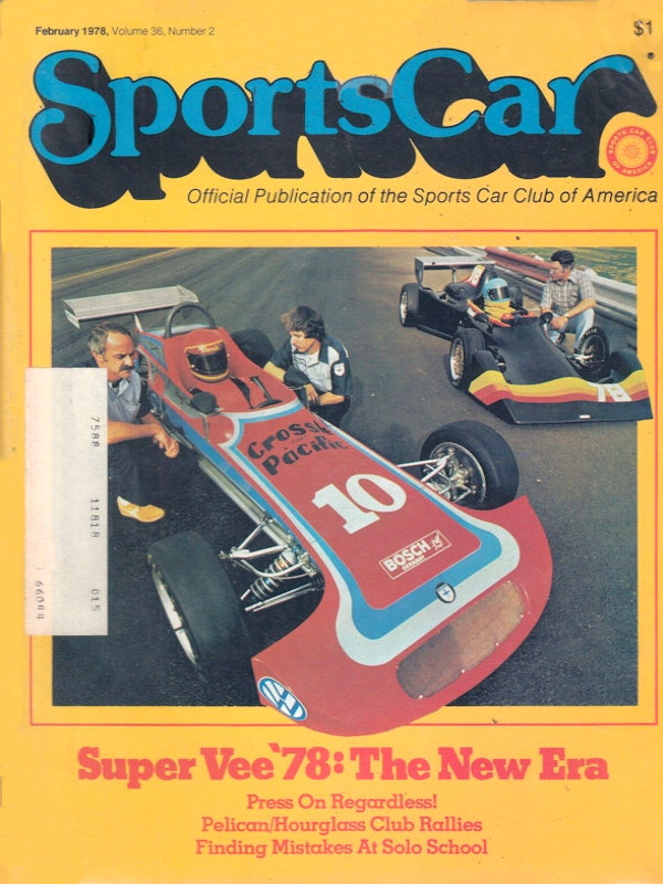 Sports Car Feb February 1978 