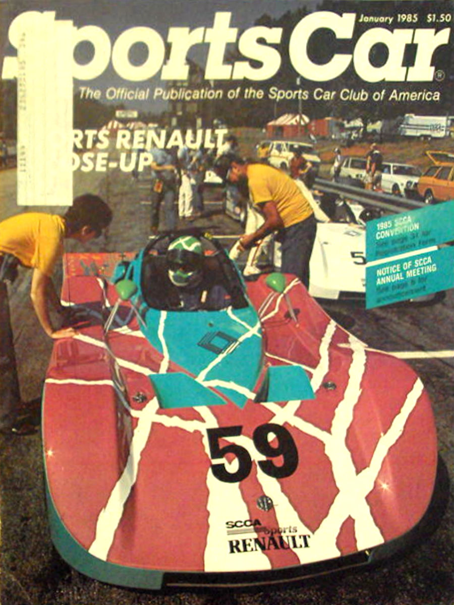 Sports Car Jan January 1985 