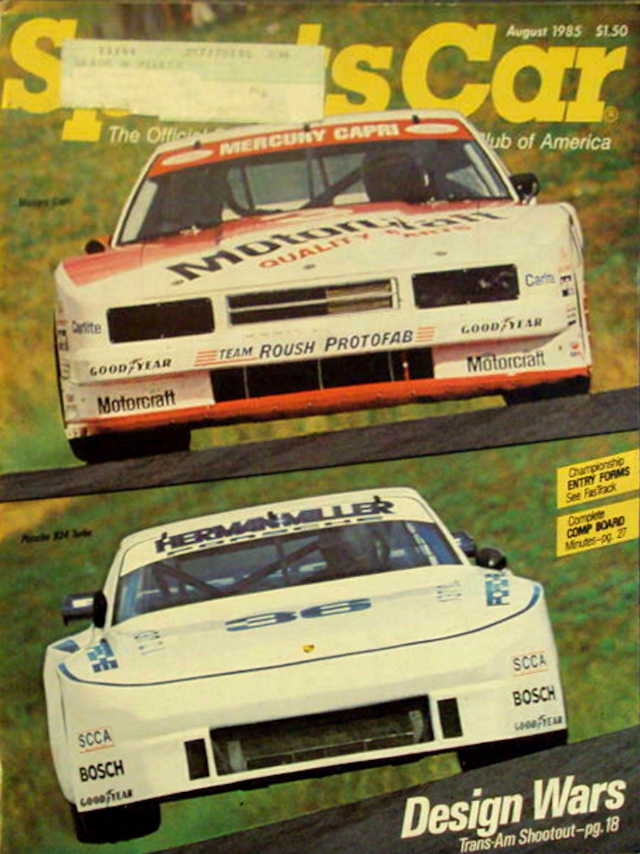 Sports Car August August 1985 