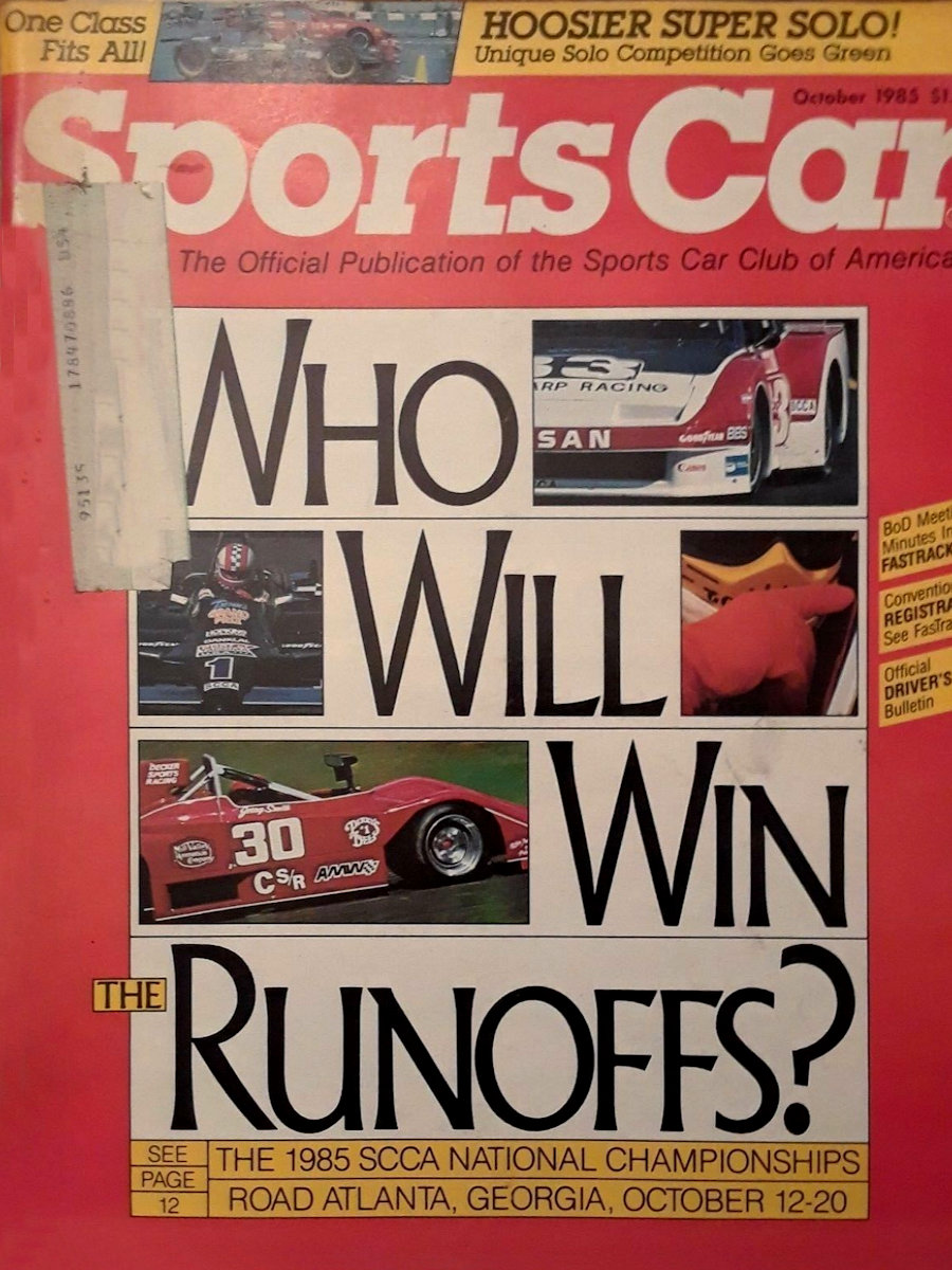 Sports Car Oct October 1985 