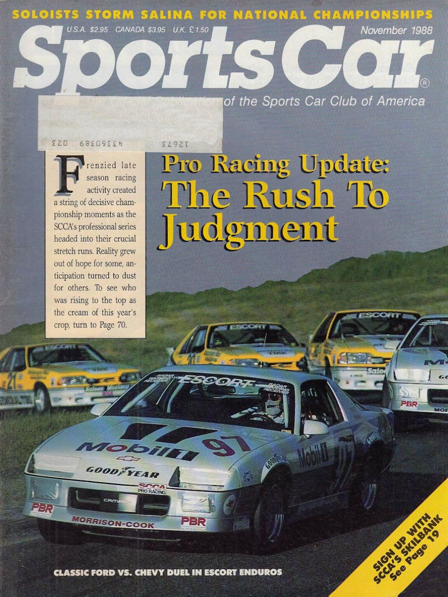 Sports Car Nov November 1988