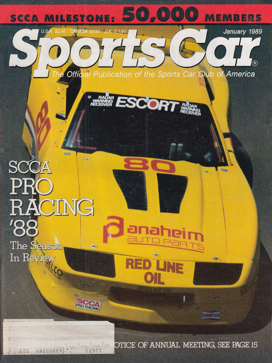 Sports Car Jan January 1989