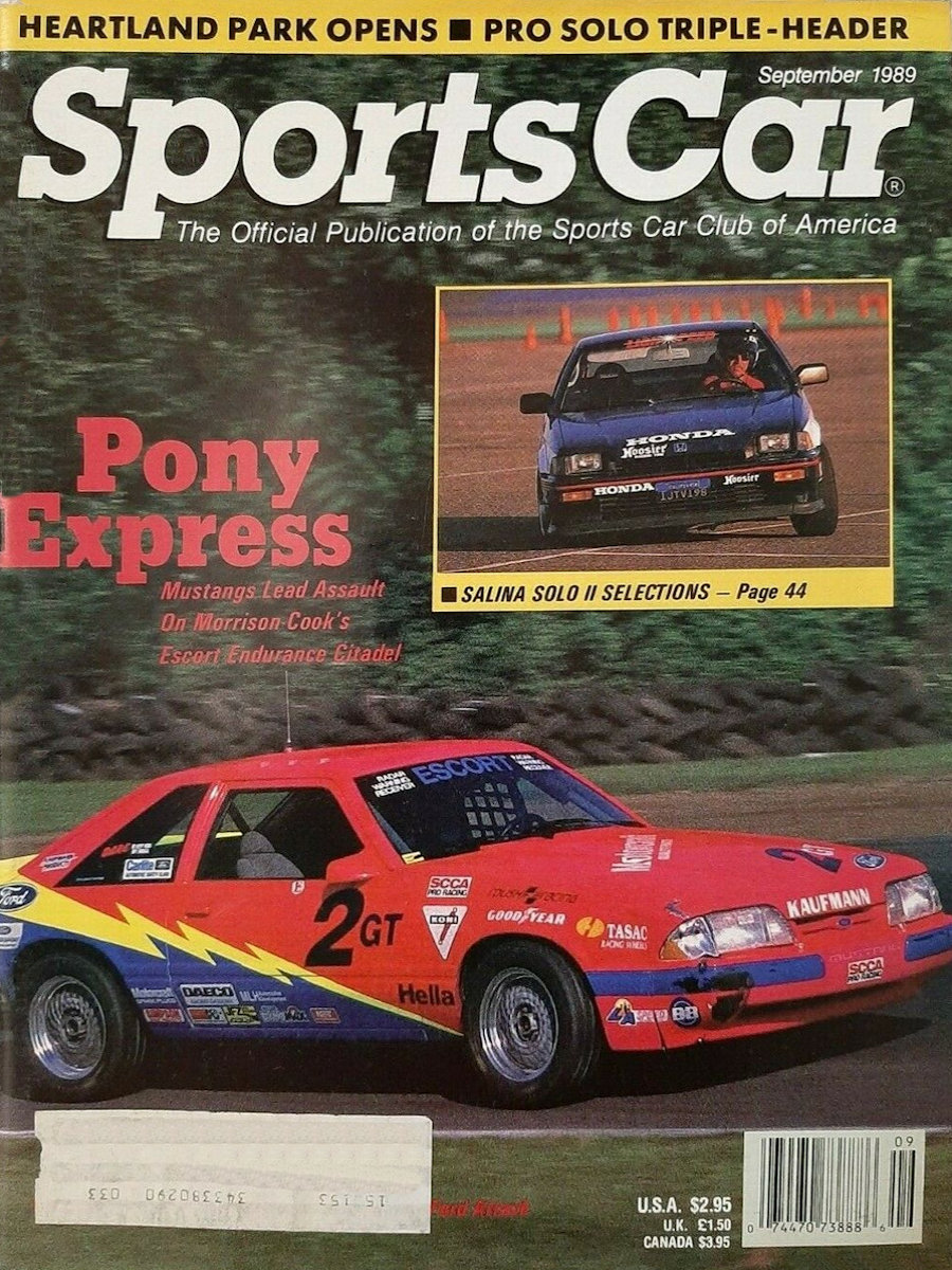 Sports Car Sept September 1989