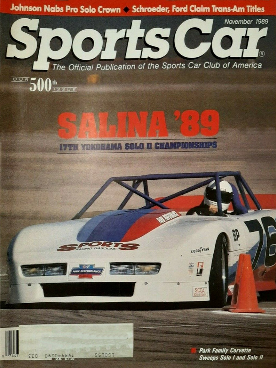 Sports Car Nov November 1989